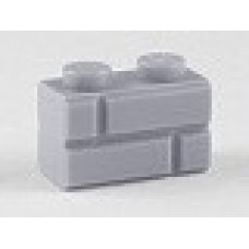 Part 98283 Light Bluish Gray Brick, Modified 1 x 2 with Masonry Profile (Brick Profile) 